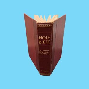 Vintage Holy Bible Revised Standard Old & New Testament 1952 Red Cover T. Nelson